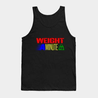 Weight a minute in bumper plate colours Tank Top